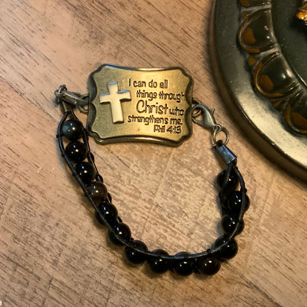 Inspirational Bible quote Bracelet